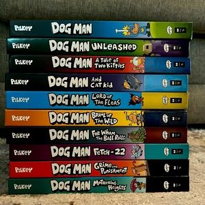 10 Dog Man books